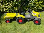 Rolly toys trap tractor claas axos 340, Kinderen en Baby's, Speelgoed | Buiten | Skelters, Ophalen, Zo goed als nieuw, Overige merken