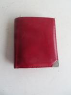 DR Rode leren portemonnee veel vakjes voor pasjes ed, Sieraden, Tassen en Uiterlijk, Portemonnees, Ophalen of Verzenden, Rood