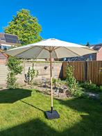 Parasol inclusief voet, Ophalen, Zo goed als nieuw, Stokparasol