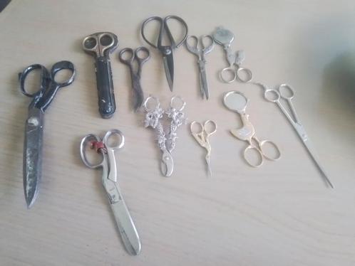 Lot oude scharen, groot en klein, Antiek en Kunst, Antiek | Gereedschap en Instrumenten, Ophalen of Verzenden