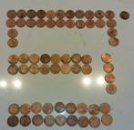 Set bronzen 5 cent munten, incl 2x 1970 afwijkend, Ophalen of Verzenden, Koningin Juliana, 5 cent, Setje