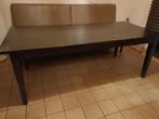 Massief Eettafel 220x100x78cm – Koloniale Stijl, Huis en Inrichting, Tafels | Eettafels, Ophalen, Gebruikt, Koloniaal, Teakhout