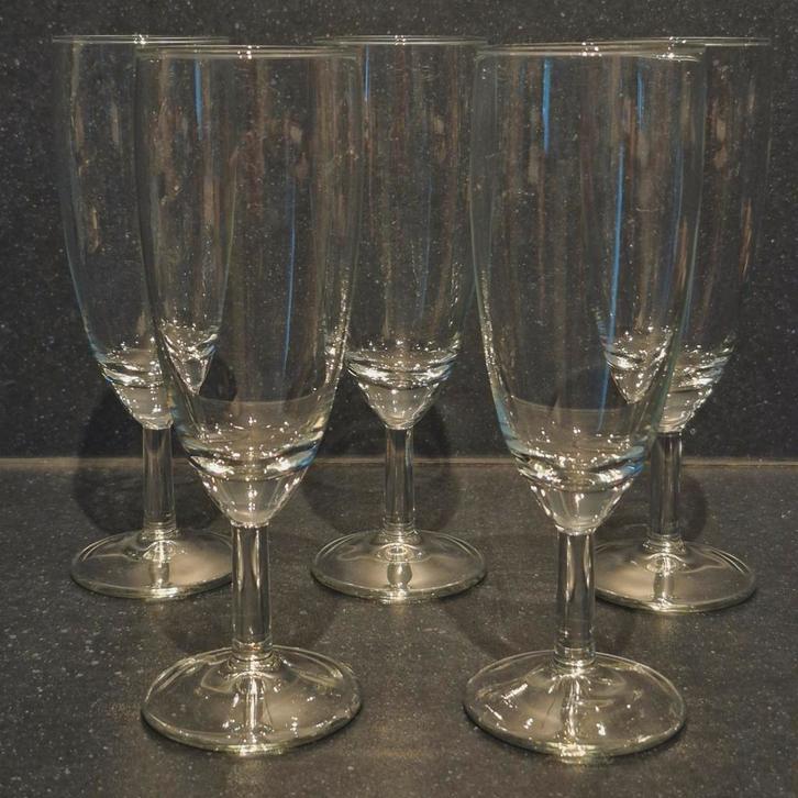 Champagneglazen - €0,65 p/stuk, Huis en Inrichting, Keuken | Servies, Zo goed als nieuw, Glas of Glazen, Effen, Glas, Ophalen of Verzenden