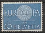 Europa CEPT Zwitserland 1960 MiNr. 721 gestempeld, Postzegels en Munten, Postzegels | Europa | Zwitserland, Verzenden, Gestempeld