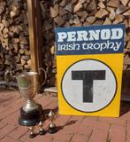 Orgineel reclamebord van Pernod wedstrijdbord  Irish trophy, Ophalen, Zo goed als nieuw, Reclamebord