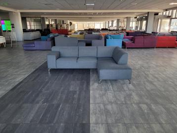 Hoekbank chaise lounge donkergrijs 275x200 |BEZORGEN beschikbaar voor biedingen
