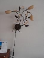 Hanglamp met bijpassende schemerlamp., Ophalen, Zo goed als nieuw, Glas, 50 tot 75 cm