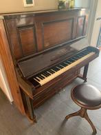 Zeitter & Winkelmann piano te koop, Gebruikt, Piano, Hoogglans, Bruin