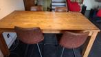Eettafel teakhout, Huis en Inrichting, Tafels | Eettafels, Ophalen, Gebruikt, Teakhout, 50 tot 100 cm