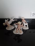 3 Antieke Goebel spelende kinderen met dier, Antiek en Kunst, Antiek | Porselein, Verzenden