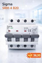 ⚡️️SIGMA aardlekautomaat 20A 30mA type A 3-fase (3P+N)️⚡️, Ophalen of Verzenden, Nieuw