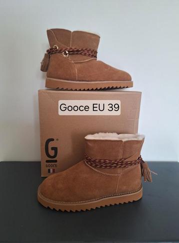 Gooce chestnut bruin met wol gevoerde low boots / sloffen 39 beschikbaar voor biedingen