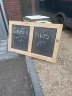Groot krijtbord gratis, Ophalen, Gebruikt, Krijtbord