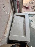 Wasbak beton warmgrijs. 50x90 en 50x60, Huis en Inrichting, Badkamer | Badkamermeubels, Ophalen, Zo goed als nieuw, Minder dan 100 cm