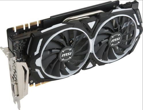 MSI GeForce GTX 1080Ti Armor 11G OC, Computers en Software, Videokaarten, Gebruikt, PCI-Express 3.0, GDDR5, HDMI, DisplayPort