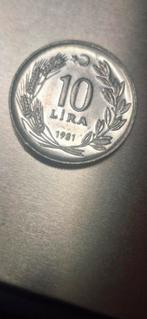 Turkse 10 Lira Munt 1981, Ophalen of Verzenden, Midden-Oosten, Losse munt