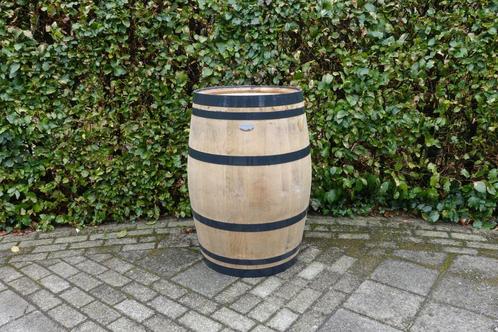 Regenton, houten wijnvat, grijze banden, 7 soorten, KIJK NU!, Tuin en Terras, Regentonnen, Nieuw, Hout, 150 liter of meer, Met kraantje