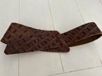 Riem crocoprint bruin leer. Mt 95, Ophalen of Verzenden, Zo goed als nieuw, Bruin, 90 tot 100 cm