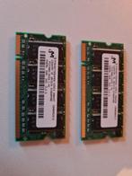 2x 256MB SO-DIMM DDR 333MHz CL2.5 Laptop Geheugen, Computers en Software, RAM geheugen, Verzenden, DDR, Laptop, Gebruikt