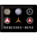 Merdeces Benz logo ecolution relief reclamebord van metaal, Ophalen of Verzenden, Nieuw, Auto's