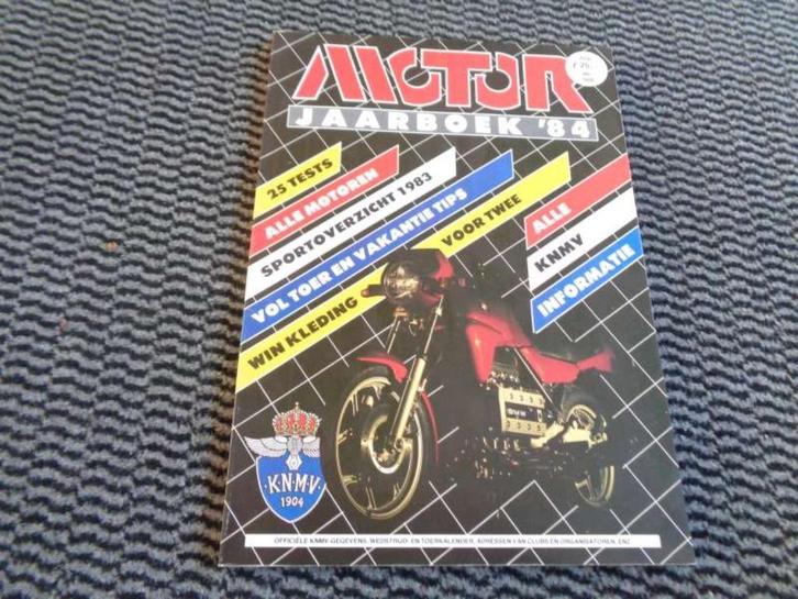 Motorfiets Jaarboek 1984 - KNMV Uitgave Nederlands, Boeken, Motoren, Gelezen, Verzenden