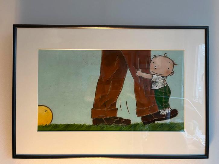 Ingrid Godon - originele illustratie, Antiek en Kunst, Kunst | Tekeningen en Foto's, Ophalen of Verzenden
