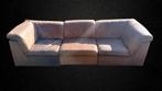 1x Vintage modulaire bank 3 zits buffelleder lounge fauteuil, Huis en Inrichting, Banken | Bankstellen, Gebruikt, Vintage, Driepersoons