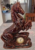 Porseleinen schouwburg Mercedes klok/paard., Antiek en Kunst, Ophalen of Verzenden