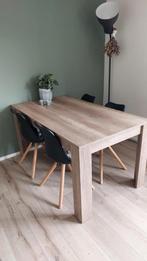 Moderne Eetkamertafel 79x160x90 (Leen Bakker), Huis en Inrichting, Tafels | Eettafels, 50 tot 100 cm, 150 tot 200 cm, Rechthoekig