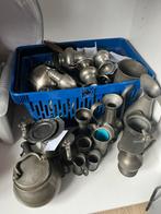 Grote partij tinnen items uit 17/18/19 eeuw, Antiek en Kunst, Antiek | Tin, Ophalen of Verzenden