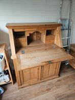Mooie secretaire kast van hout, Huis en Inrichting, Ophalen, Gebruikt, 100 tot 150 cm, Met deur(en)