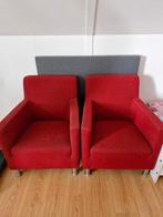 2 leuke fauteuils van de Bijenkorf, Huis en Inrichting, Fauteuils, Ophalen of Verzenden, Gebruikt, 75 tot 100 cm, 50 tot 75 cm