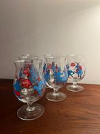 3 Piet Parra Duvel bierglazen / woei supreme huf glas stussy, Verzamelen, Ophalen of Verzenden, Zo goed als nieuw, Bierglas