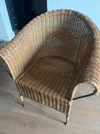 Mooie rotan stoel, Huis en Inrichting, Stoelen, Ophalen, Bruin, Riet of Rotan, Zo goed als nieuw