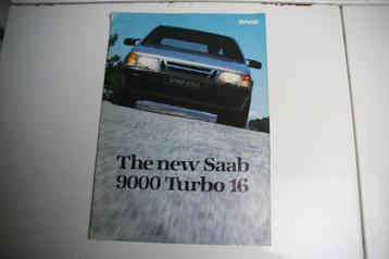 Folder Saab 9000 Turbo 16 + techn.spec. (1984) (41+42) beschikbaar voor biedingen