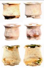 Keramic Zalf potten 3x  d214, Ophalen of Verzenden