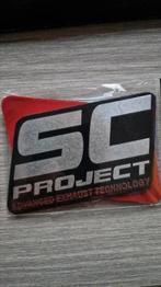 Sc Project uitlaat sticker aluminium, Ophalen of Verzenden
