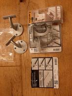 Trapleuning steunen 4x, Ophalen of Verzenden, Nieuw, Rvs, Overige typen