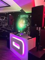 DJ Booth met LED verlichting en lichtbrug, Ophalen, Zo goed als nieuw, Dj-set, Overige merken