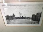 Frans Room - Zaandam - Verkadefabriek - gesigneerd, Antiek en Kunst, Kunst | Etsen en Gravures, Ophalen of Verzenden