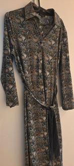 G Maxx prachtige als nieuwe jurk M blauw taupe, Kleding | Dames, Ophalen of Verzenden, Zo goed als nieuw, Blauw, Onder de knie