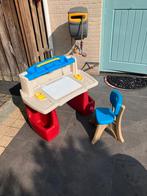 Tekentafel speeltafel met stoel knutseltafel, Ophalen, Zo goed als nieuw