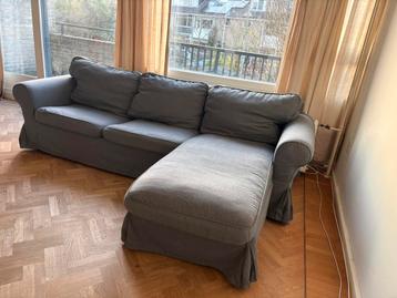 Ikea Ektorp 3-zitsbank met chaise longue, Hakebo donkergrijs - afbeelding 3