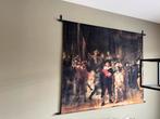 Muur/wand doek nachtwacht, Ophalen, Schilderij, 75 cm of meer