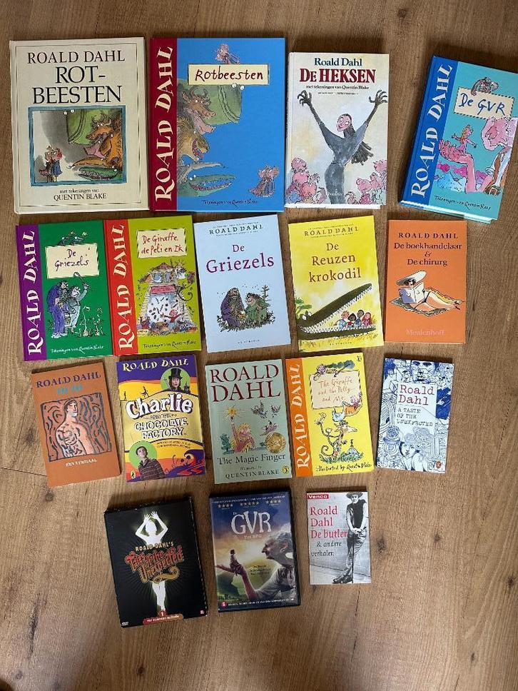 15 prachtige (kinder)boeken van Roald Dahl + 2x DVD - NIEUW!, Boeken, Kinderboeken | Jeugd | 10 tot 12 jaar, Nieuw, Ophalen of Verzenden