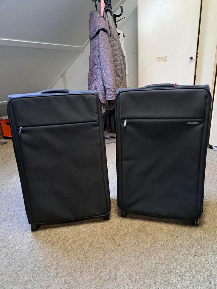 Set van 2 Reiskoffers - Zwart, Sieraden, Tassen en Uiterlijk, Koffers, Ophalen