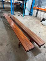 Janssen en Fritsen Gym Bankjes, Ophalen, Gebruikt, Planken, Hardhout