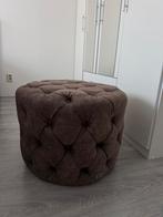 Riviera Maison poef in uitstekende staat, Ophalen, Zo goed als nieuw, Rond, 50 tot 75 cm