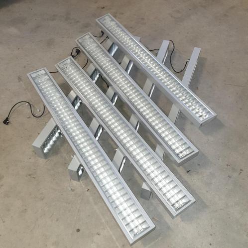 nog 1x ZGAN HANGLAMP TL LAMP ARMATUUR OPBOUW 2X35 WATT T5 HF, Huis en Inrichting, Lampen | Hanglampen, Zo goed als nieuw, Minder dan 50 cm