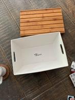 Riviera maison baguette schaal, Ophalen, Overige stijlen, Glas, Schaal of Schalen